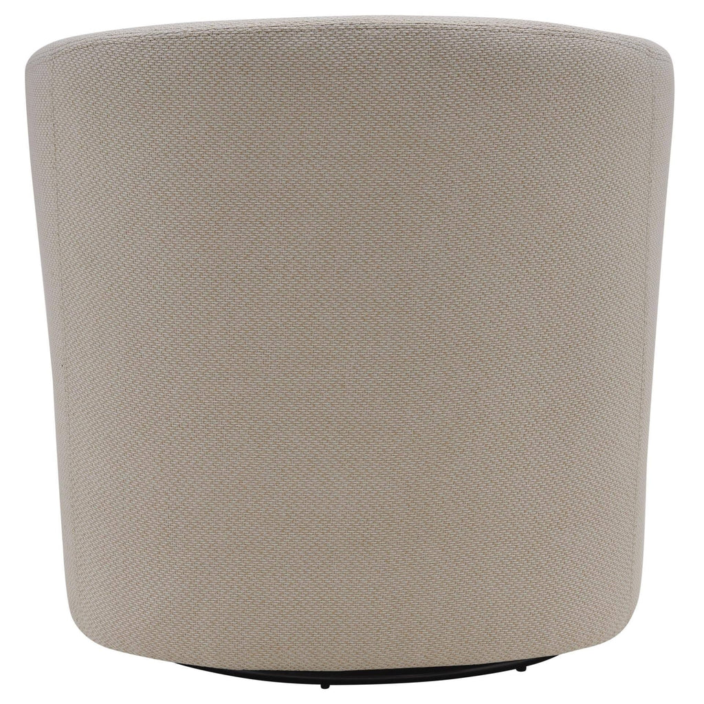 Cream Fabric Swivel Chair O584926