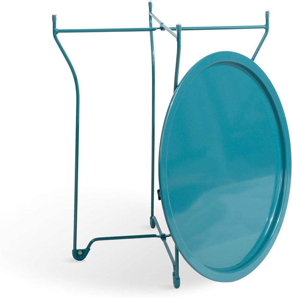 Metal Side Table with Powder Coating, Pack of 2 A470