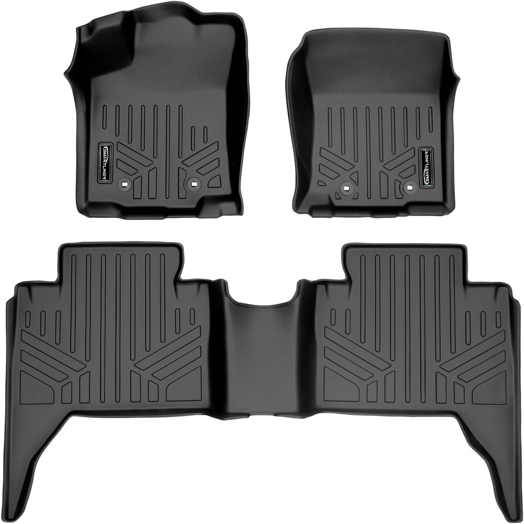 Custom Fit Floor Mats 2 Row Liner Set Black V870