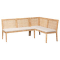 2-Piece Rattan Banquette Set U19512