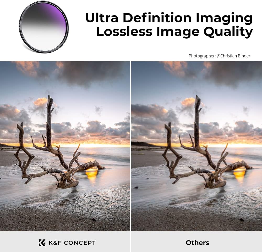 77mm 3 Stop Soft Graduated Neutral Density Filter Pack of 2 E546493