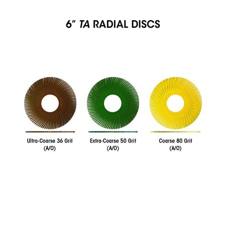 50-Grit Radial Discs 40-Pack D560