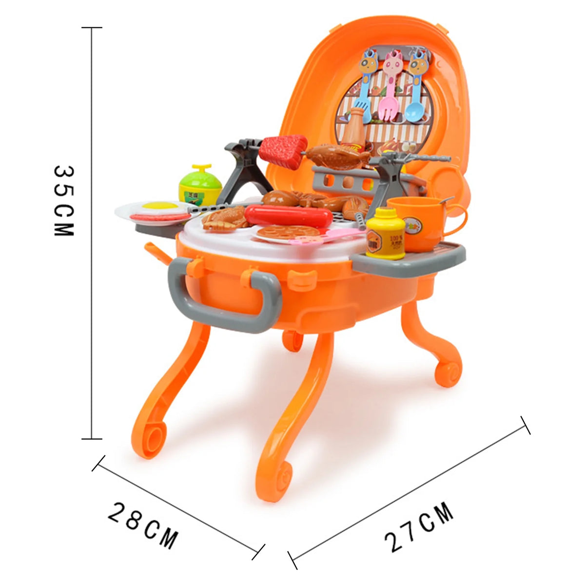 Portable BBQ Toy Set for Kids D429