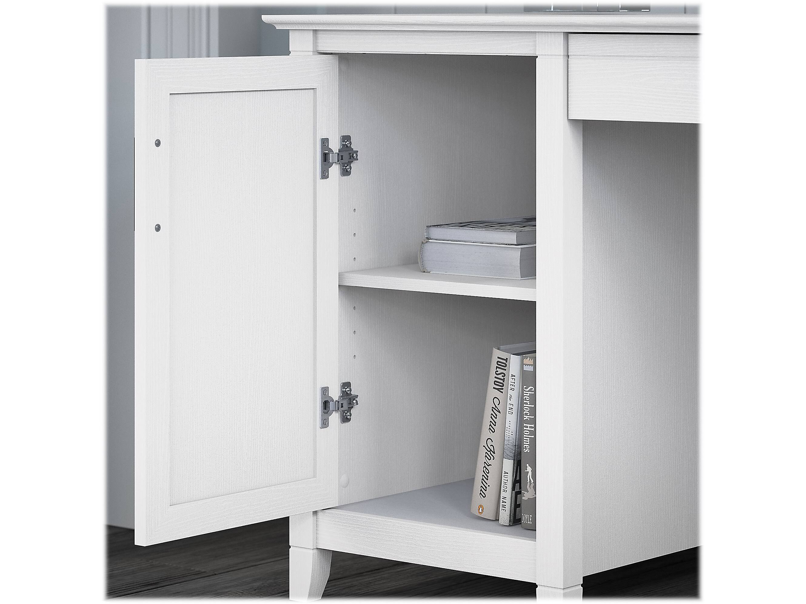 54W Computer Desk with Storage and 2 Drawer Mobile File Cabinet W90606