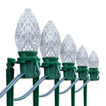 C7 Cool White OptiCore Christmas LED Pathway Lights, 100 Lights, 7.5 I A16589