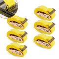 E Track Ratchet Straps 2" x 16' 6 Pack F54003