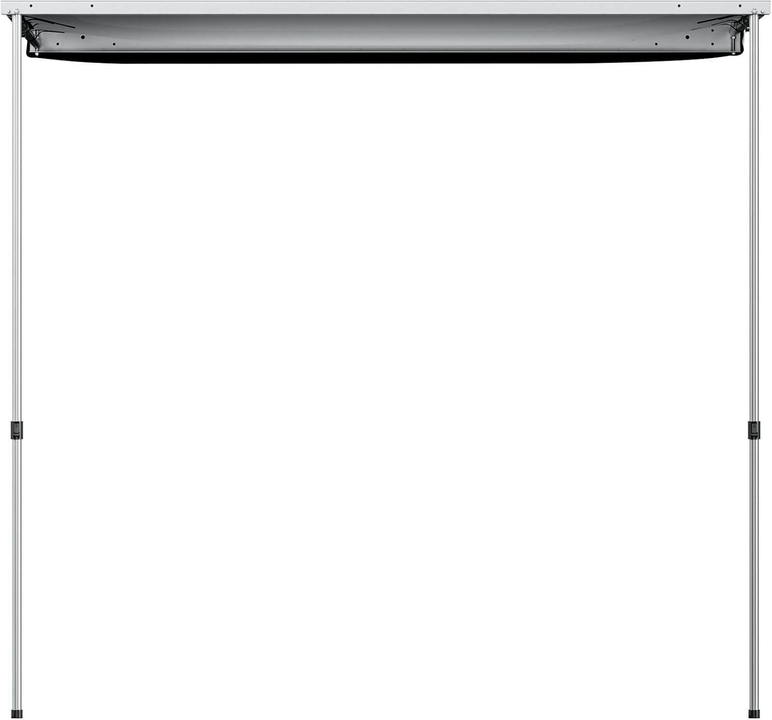 Grey 6'x6' Retractable Vehicle Awning with Carry Bag R21741