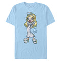 Men's Graphic Tee Light Blue 3X Large E73907