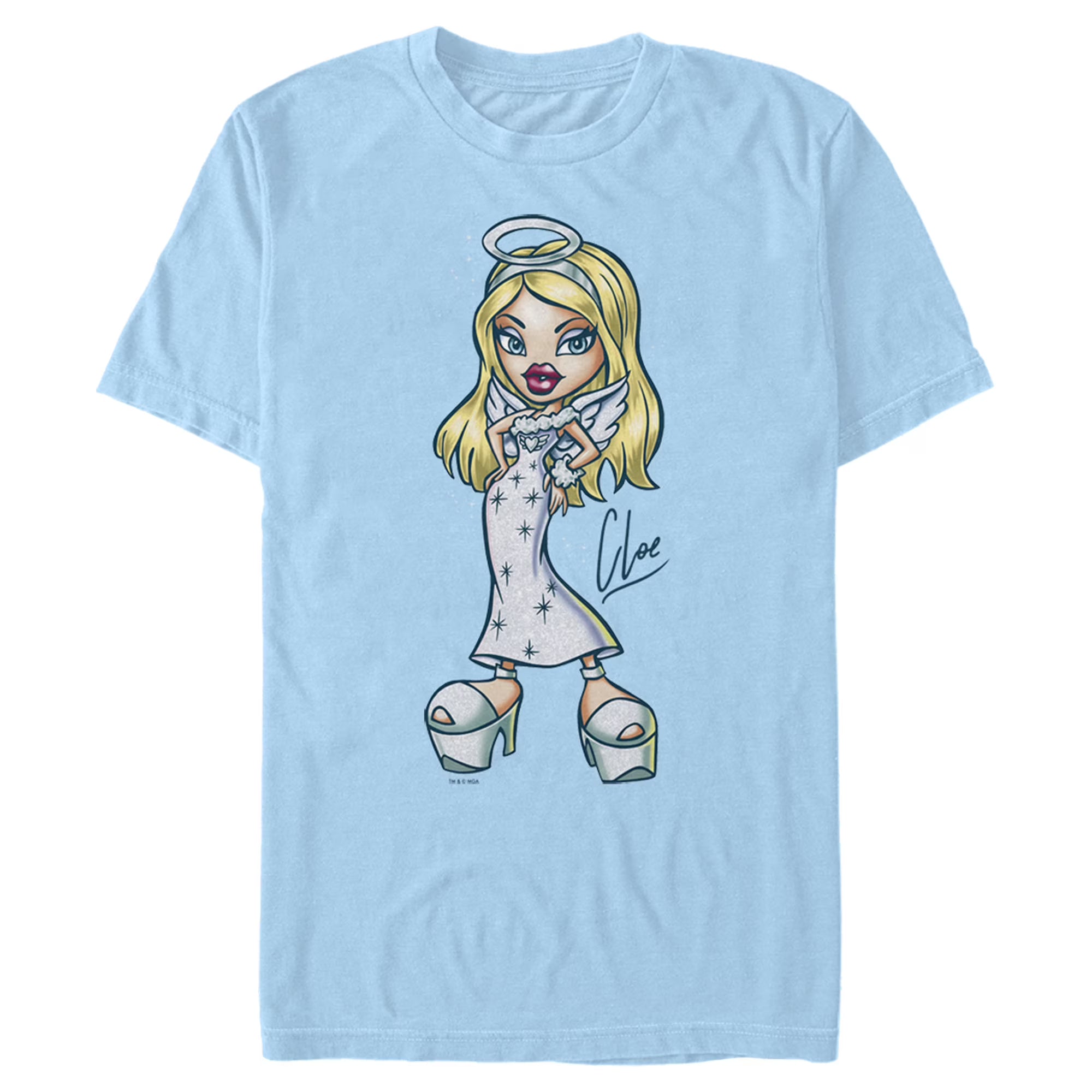 Men's Graphic Tee Light Blue 3X Large E73907