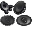 6x9 2-Way Coaxial Car Stereo Speaker 600 Watts with 6-3/4 Component Speaker System L72098