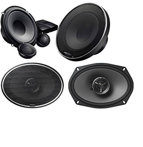 6x9 2-Way Coaxial Car Stereo Speaker 600 Watts with 6-3/4 Component Speaker System L72098