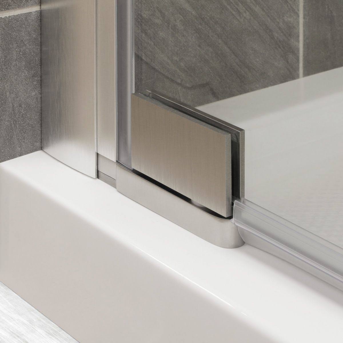 Chrome 34-35W x 72H Pivot Swing-Out Shower Door E7113