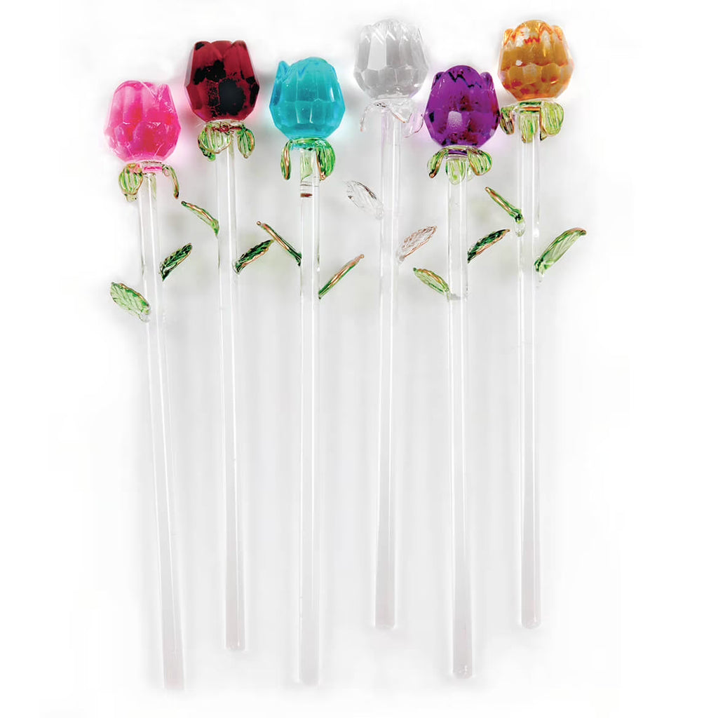 Glass Roses S/6 S481116