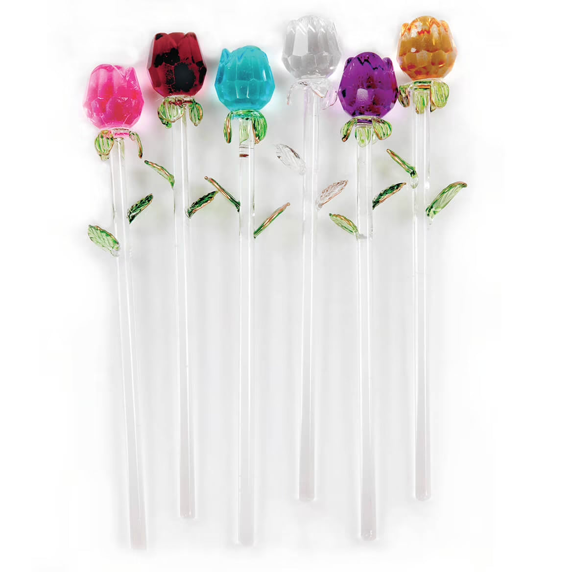Glass Roses S/6 S481116
