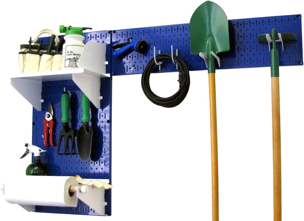 Gray Pegboard Garden Tool Organizer Kit K377