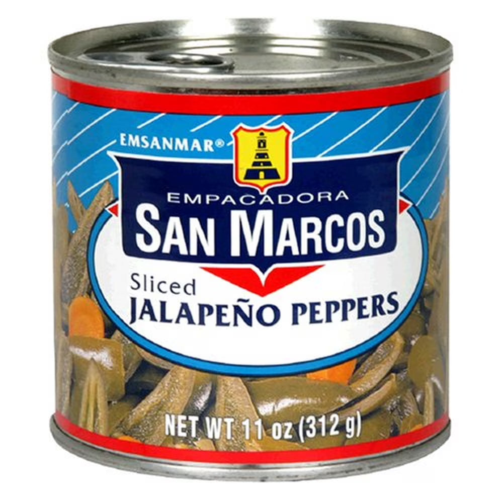 Sliced Jalapeno Peppers, 11-Ounce Can (Pack of 32) D73628
