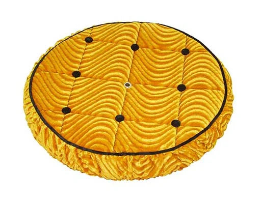 Gold Velour Lowrider Bike Spare Tire Cover Y4145