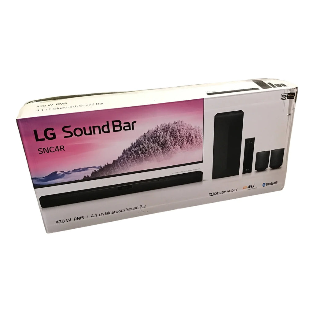 4.1 Channel Soundbar with Surround Sound Speakers, Black I5136
