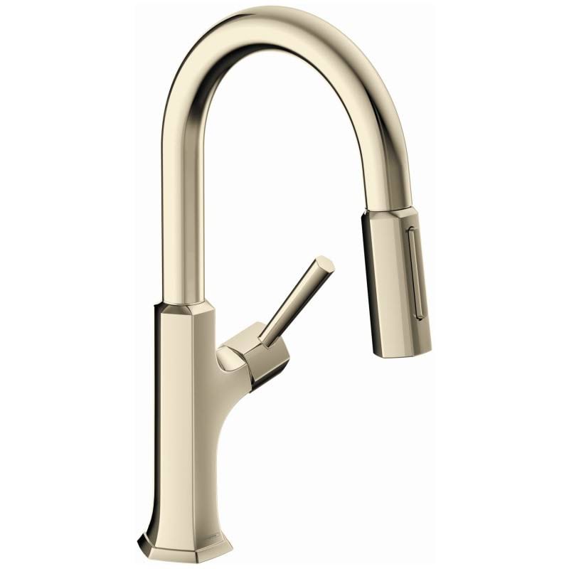 Polished Nickel Single Handle Kitchen Faucet H140688