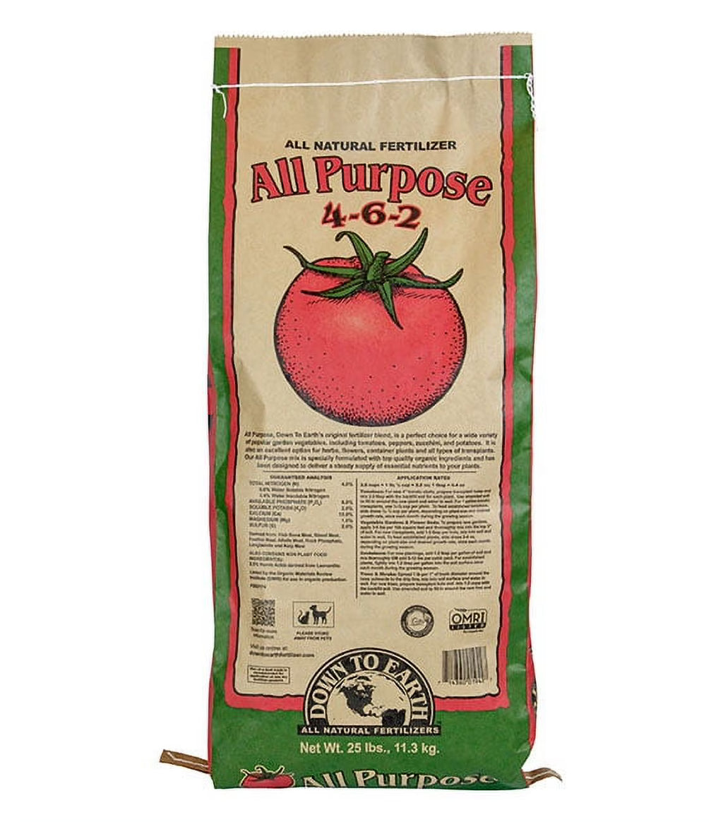 Organic All Purpose Fertilizer Mix 4-6-2, 25 lb E340