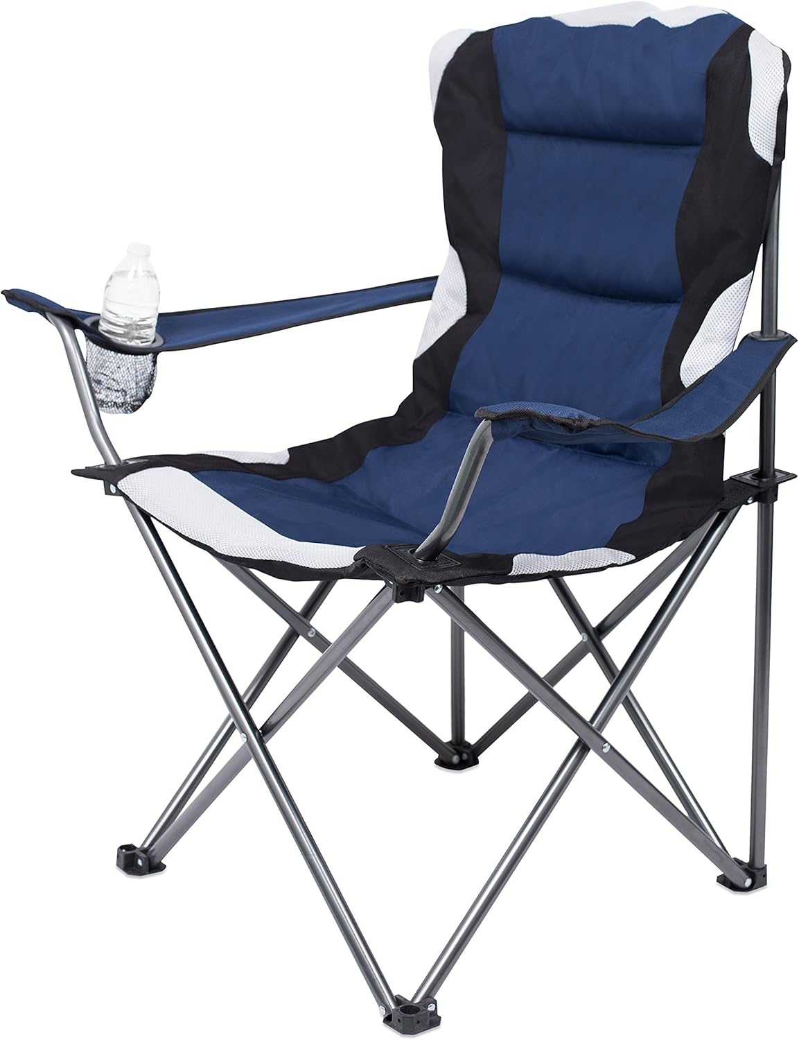 Padded Camping Folding Chair with Cup Holder and Carry Bag U44852