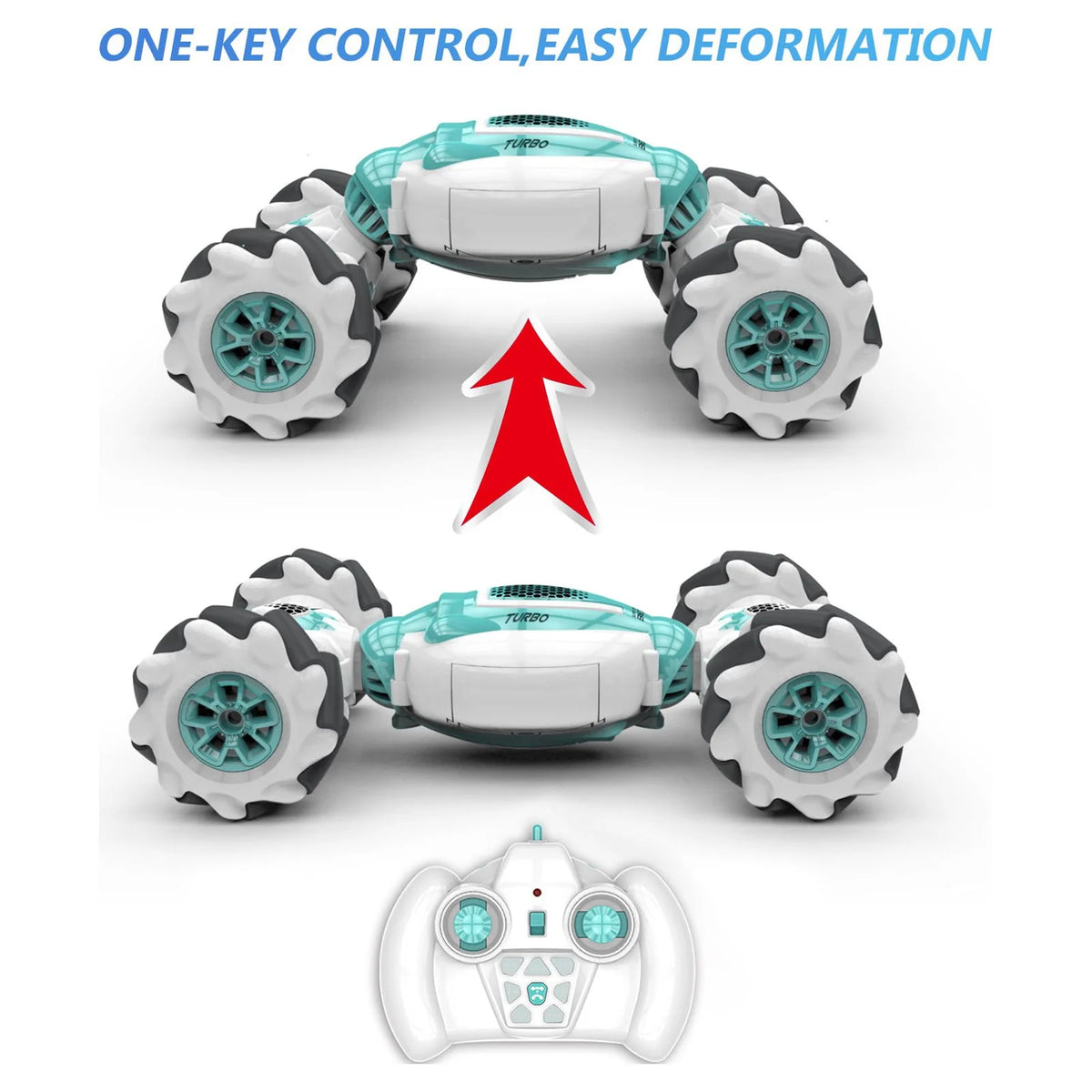 4WD RC Stunt Car Remote Control Watch Gesture Sensor Deformable Electric Toy Cars X1455