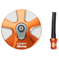 Billet Aluminum Gas Cap Orange D274