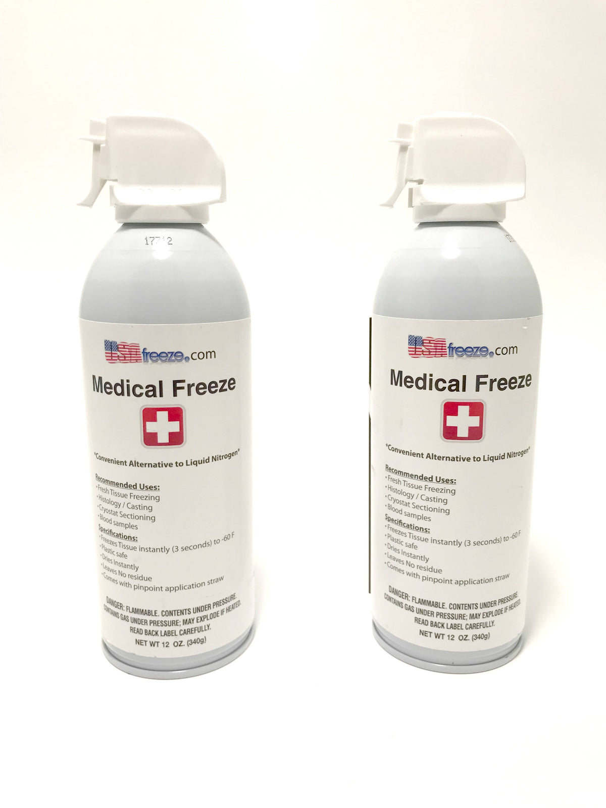Multi Use Medical Freeze Aerosol Spray 12oz 2/pk Y29348