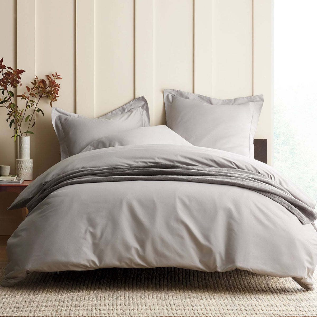 California King Supima Cotton Sateen Fitted Sheet S4614