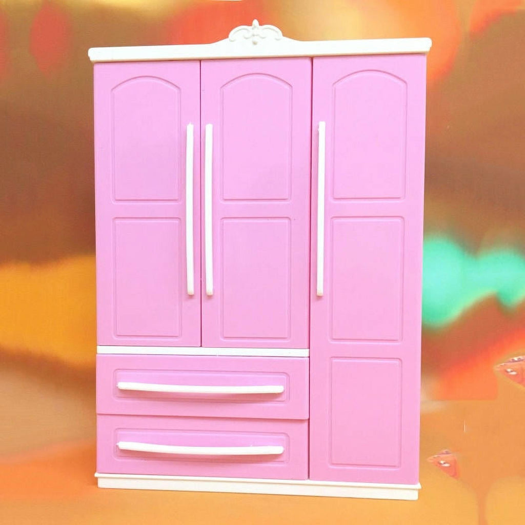 Three-door Dollhouse Playset with Clothes Closet H123756