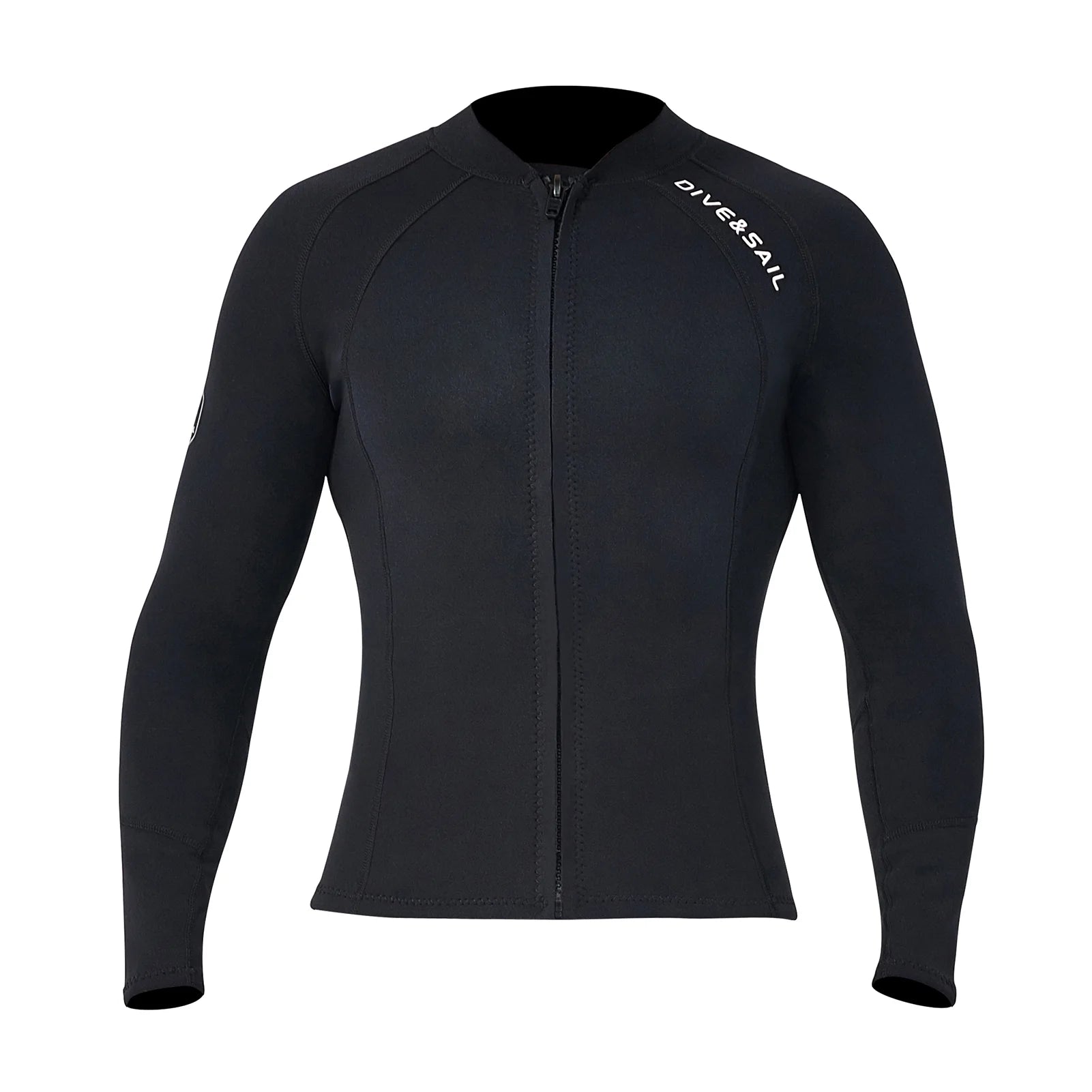 2mm Neoprene Front Zipper Wetsuits Jacket Long Sleeves H135448