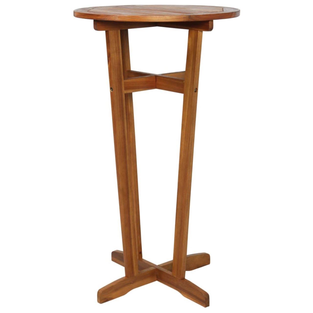 Solid Acacia Wood Bar Table D332