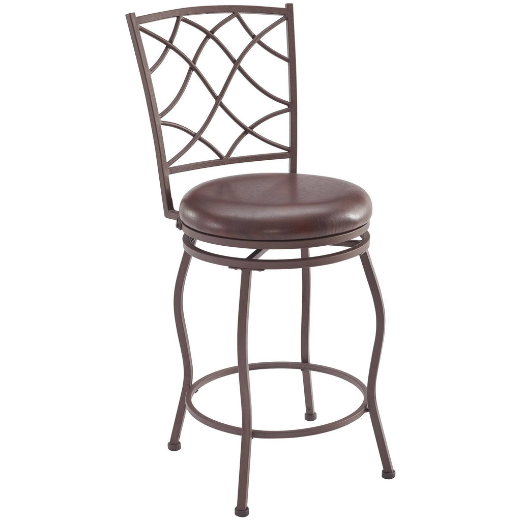 Brown Adjustable Stool Set of Three B77621