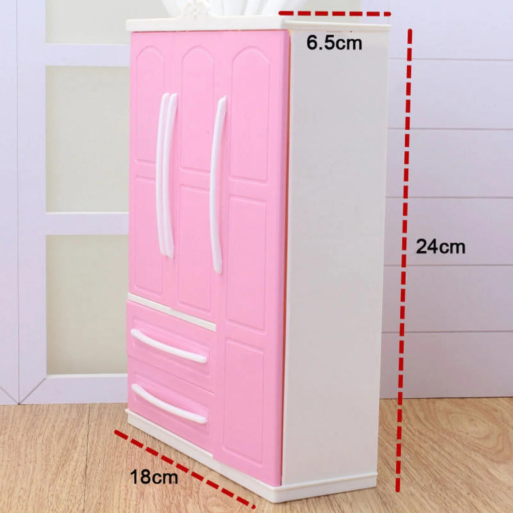 Three-door Dollhouse Playset with Clothes Closet H123756