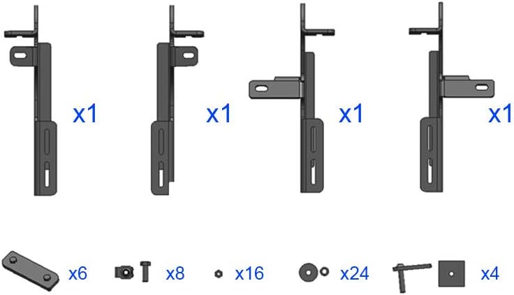 Blow Molding Running Boards Side Step for Crew Cab U767