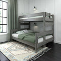 White Wash Farmhouse Twin XL/Queen Bunk Bed E9147