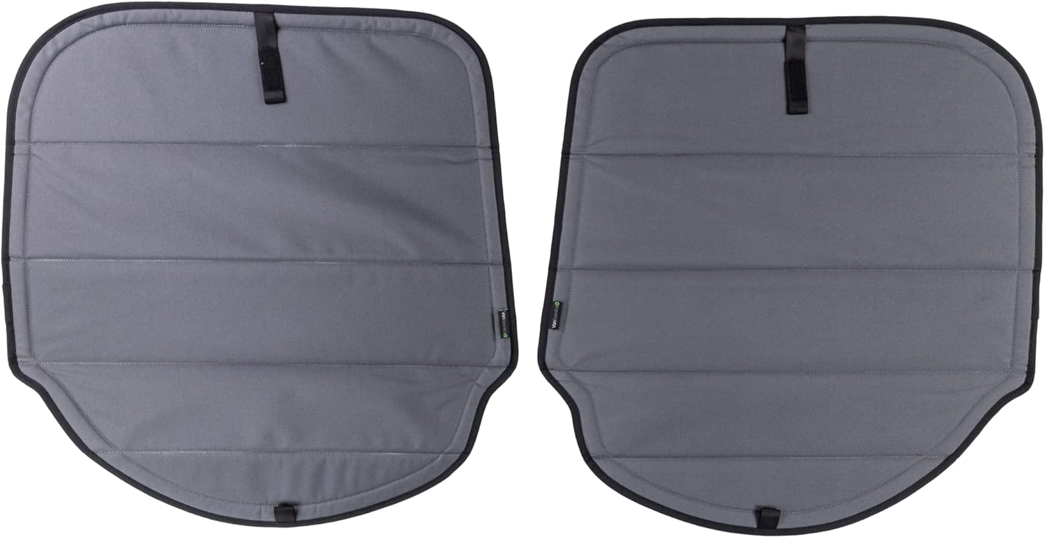 Insulated Rear Door Covers Pair Cool Gray Z9439