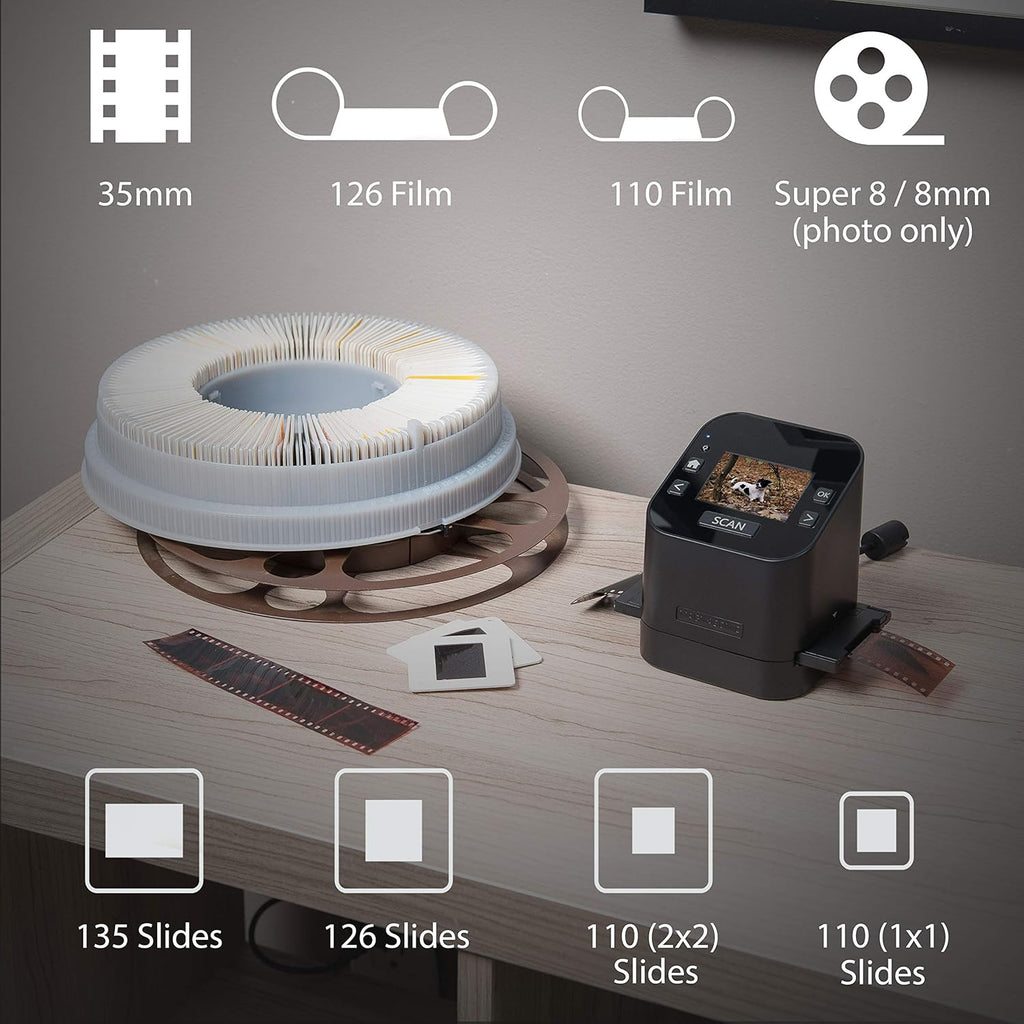 Film Scanner with 22MP Resolution and 2.4 LCD Screen I698094