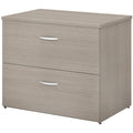 Lateral Filing Cabinet 2 Drawer Laminated Wood Composite Sand Oak R33674