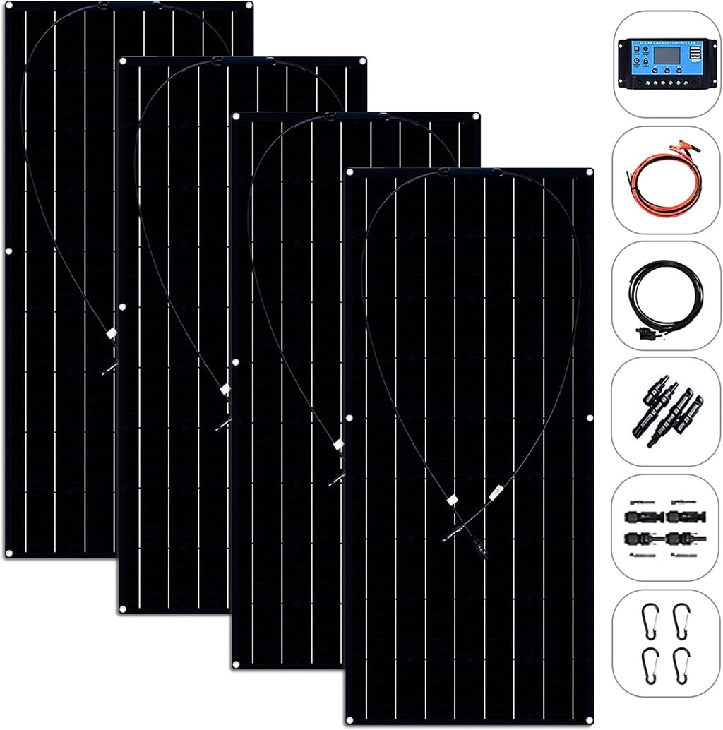 600W 2X300 Watt ETFE Solar Panels N972