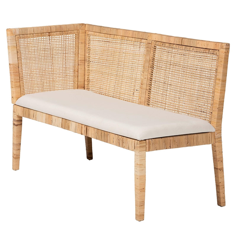2-Piece Rattan Banquette Set U19512