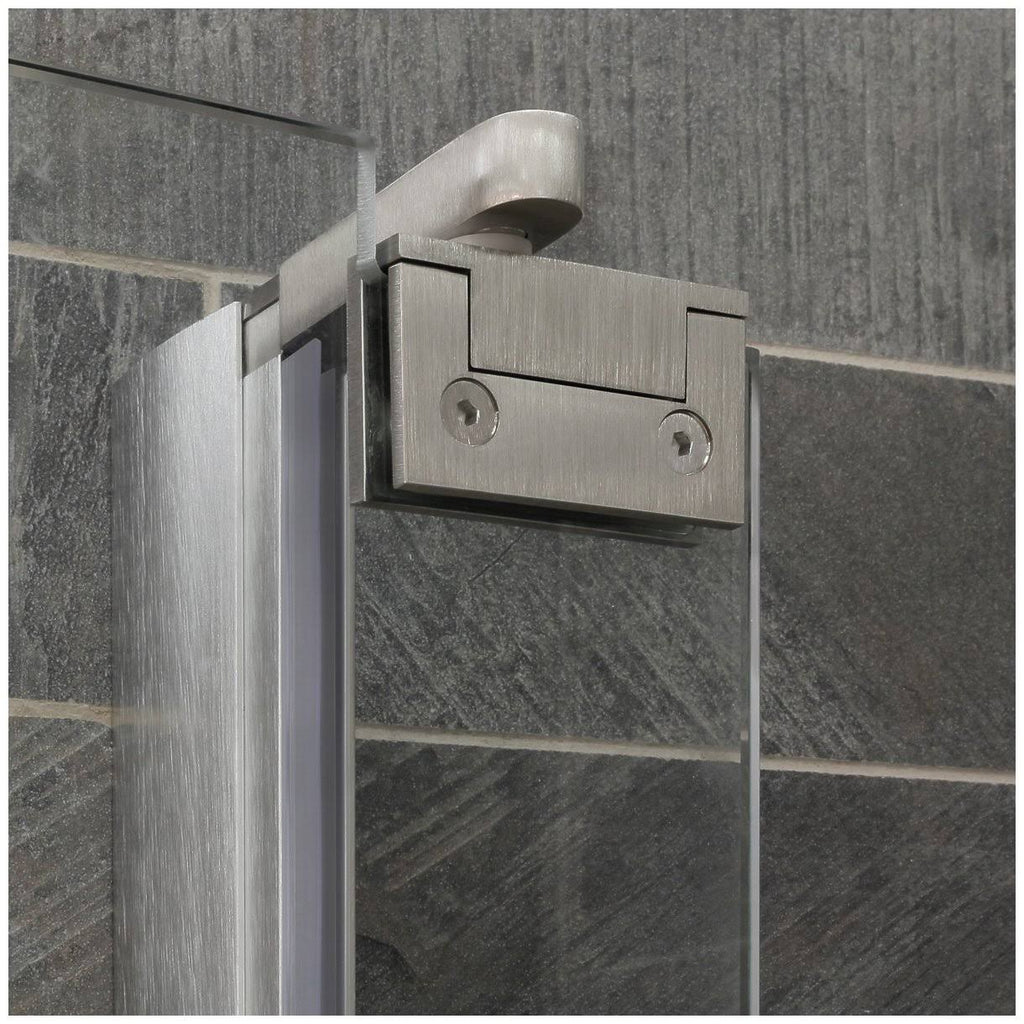 Chrome 34-35W x 72H Pivot Swing-Out Shower Door E7113