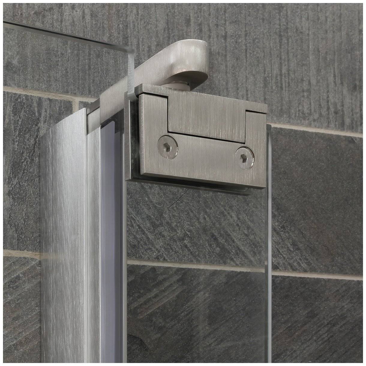 Chrome 34-35W x 72H Pivot Swing-Out Shower Door E7113