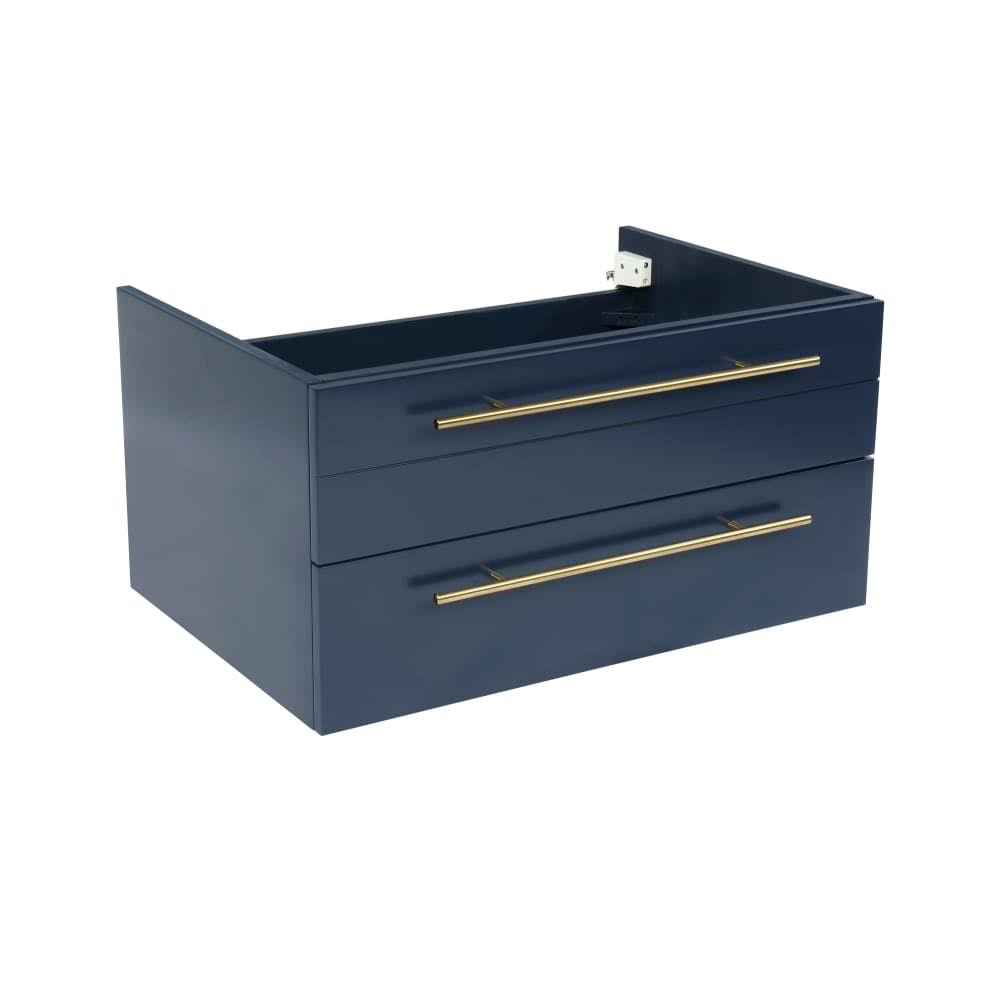 Espresso Wall Hung Undermount Bathroom Cabinet F910299