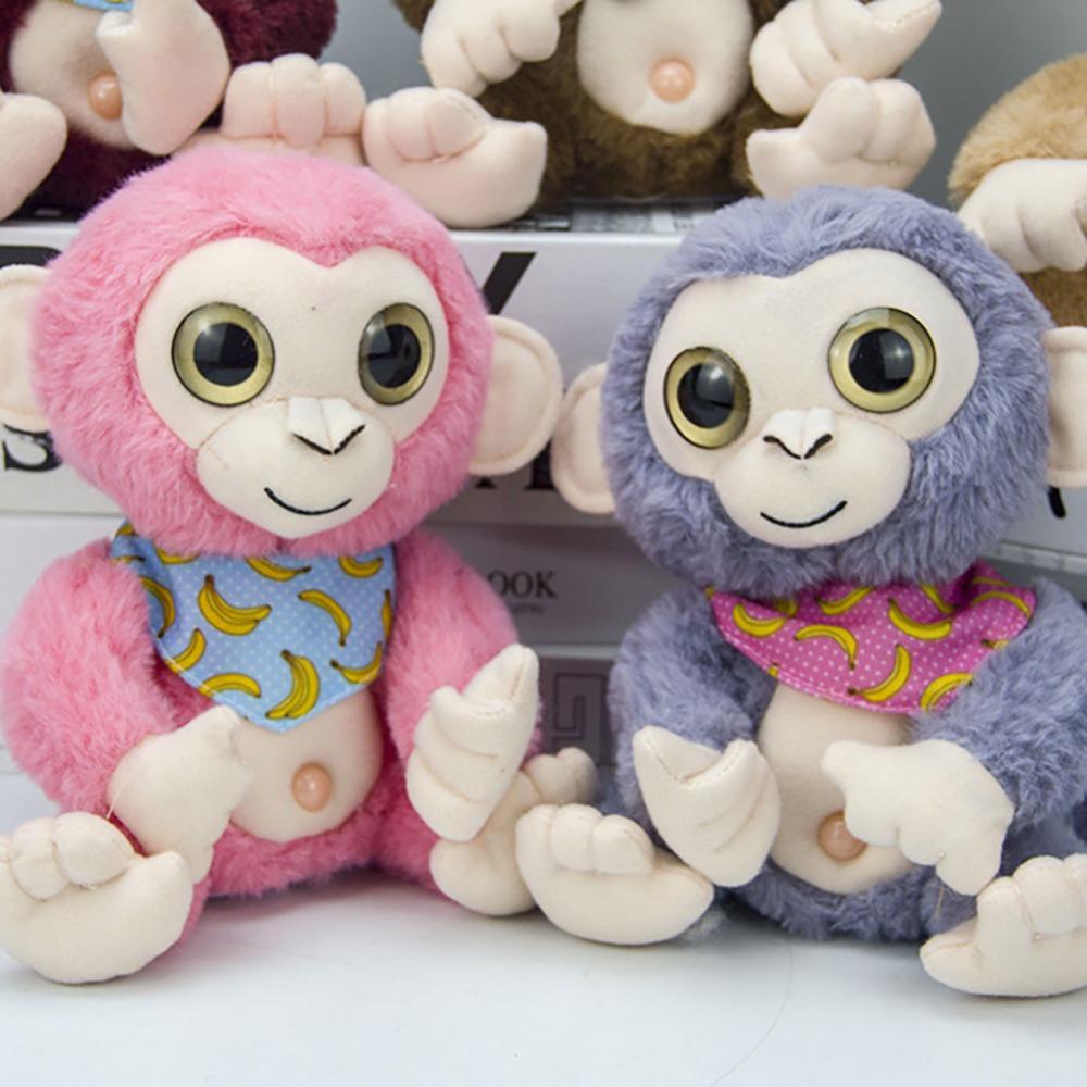 Talking Monkey Repeats What You Say Nodding Electric Interactive Animated Toy Speaking Plush Buddy, 7 Inch Z417791