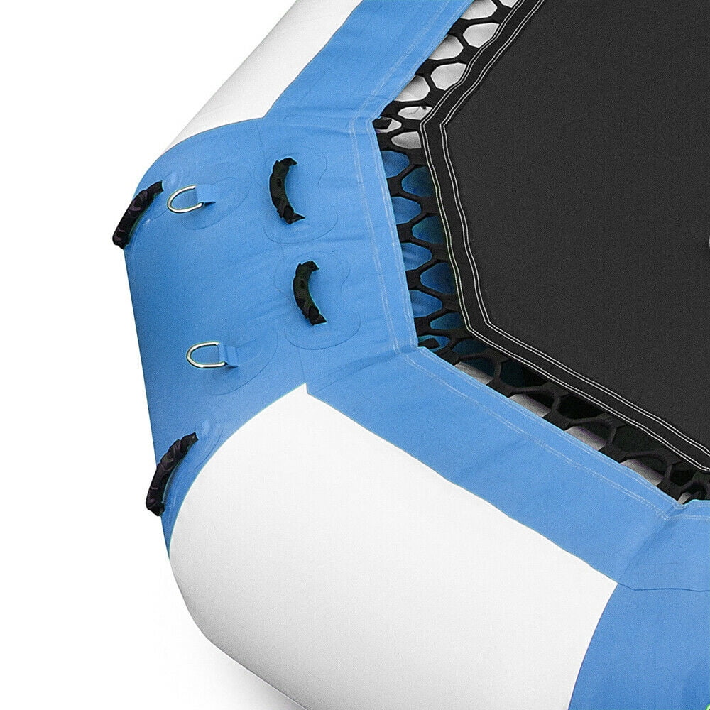 Blue & White 17Ft Inflatable Water Trampoline I673