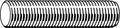 Threaded Stud, Plain, 3/4-10X7-3/4, PK40 L761290